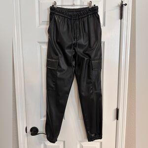 Leather Zara Joggers